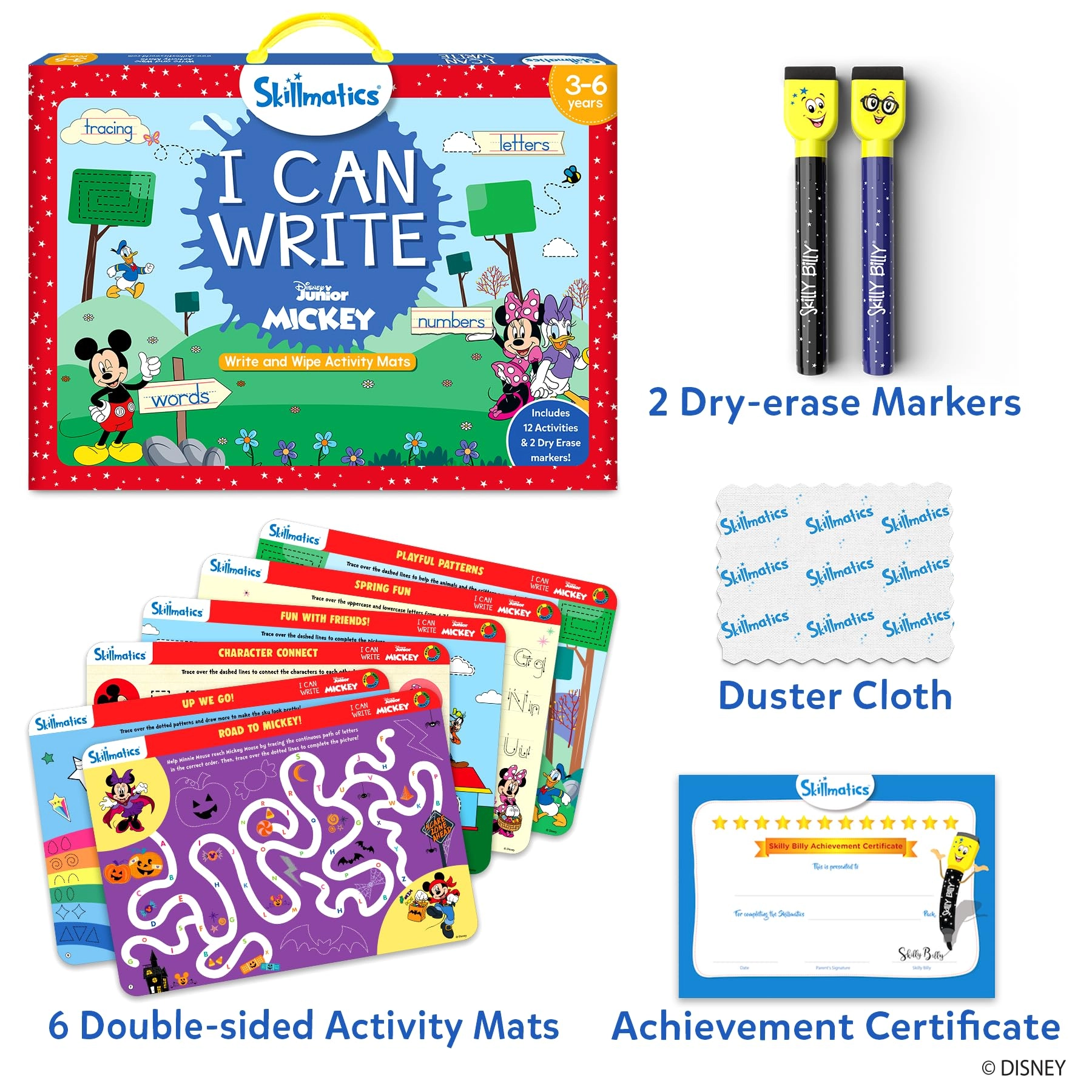 I Can Write Disney Mickey - Ages 3, 4, 5, 6