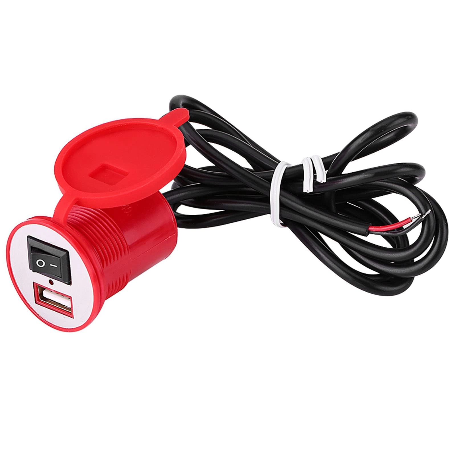 Omquot Motorcycle Waterproof USB Charging Socket - 12-24V 2 Amps
