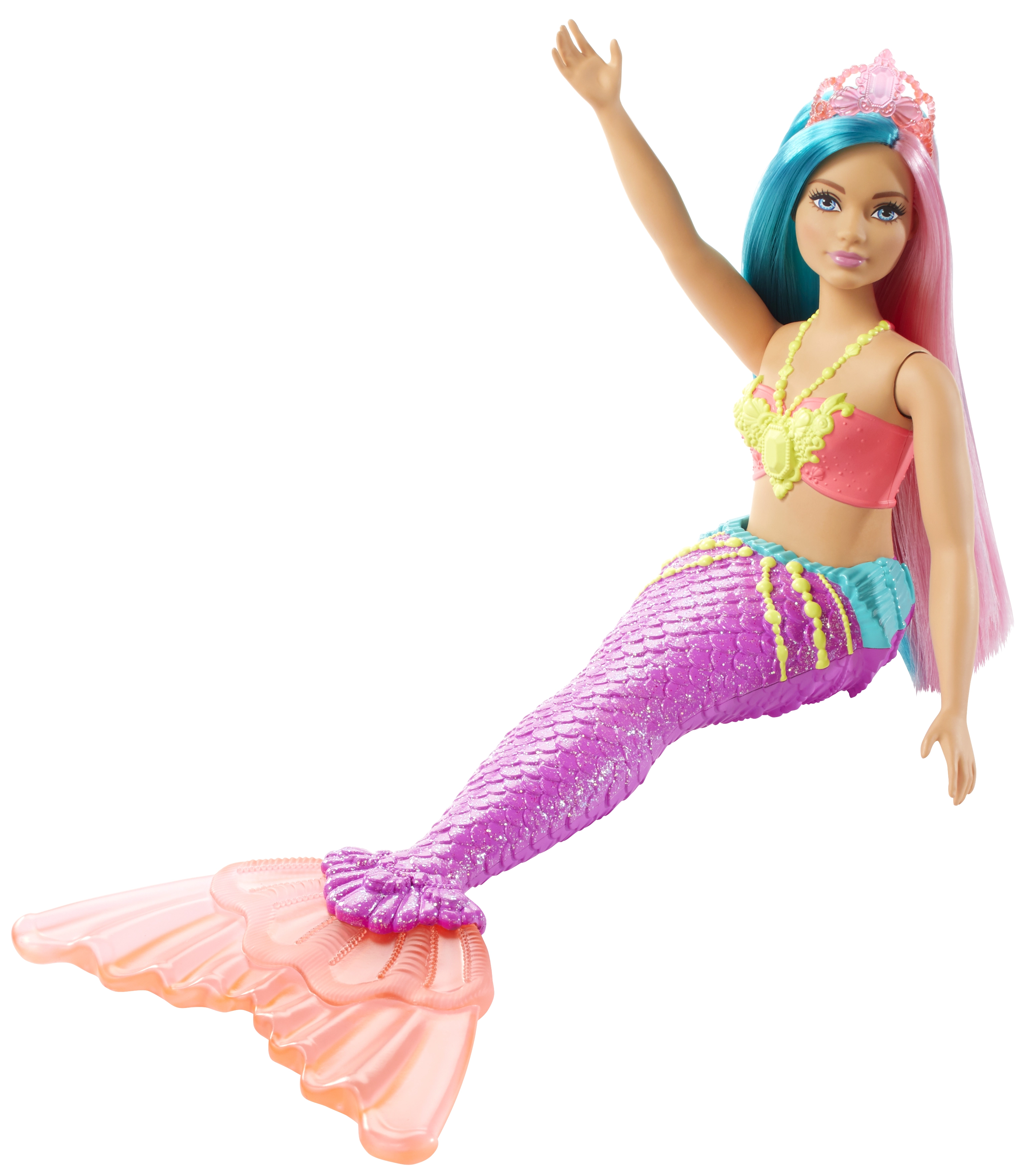 Barbie Dreamtopia Blooming Magic Mermaid - Blonde Ages 3+