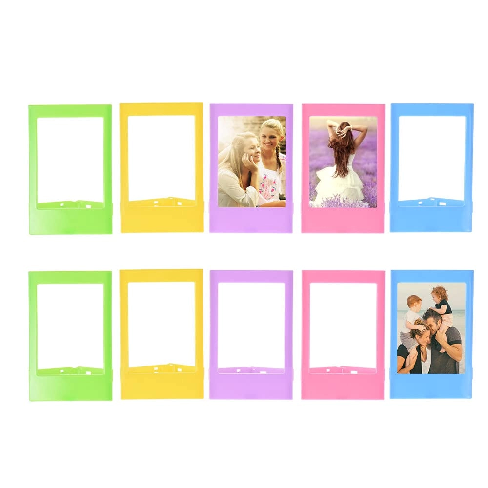 Irovami Mini Plastic Table Photo Frame - 8.8 * 5.6 * 0.3cm Pack