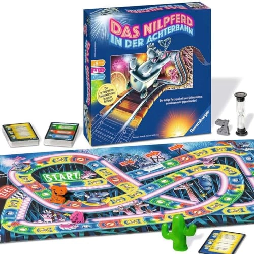 Nilpferd in der Achterbahn - Party Game (German)