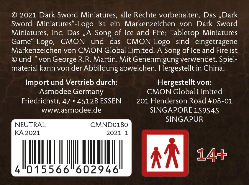 A Song of Ice & Fire: Neutral Map Updates (German, Multilingual)