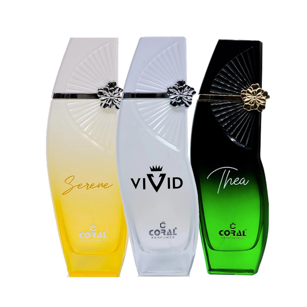 Coral Perfumes Industry LLC Serene + Vivid + Thea - Eau de Parfum 3