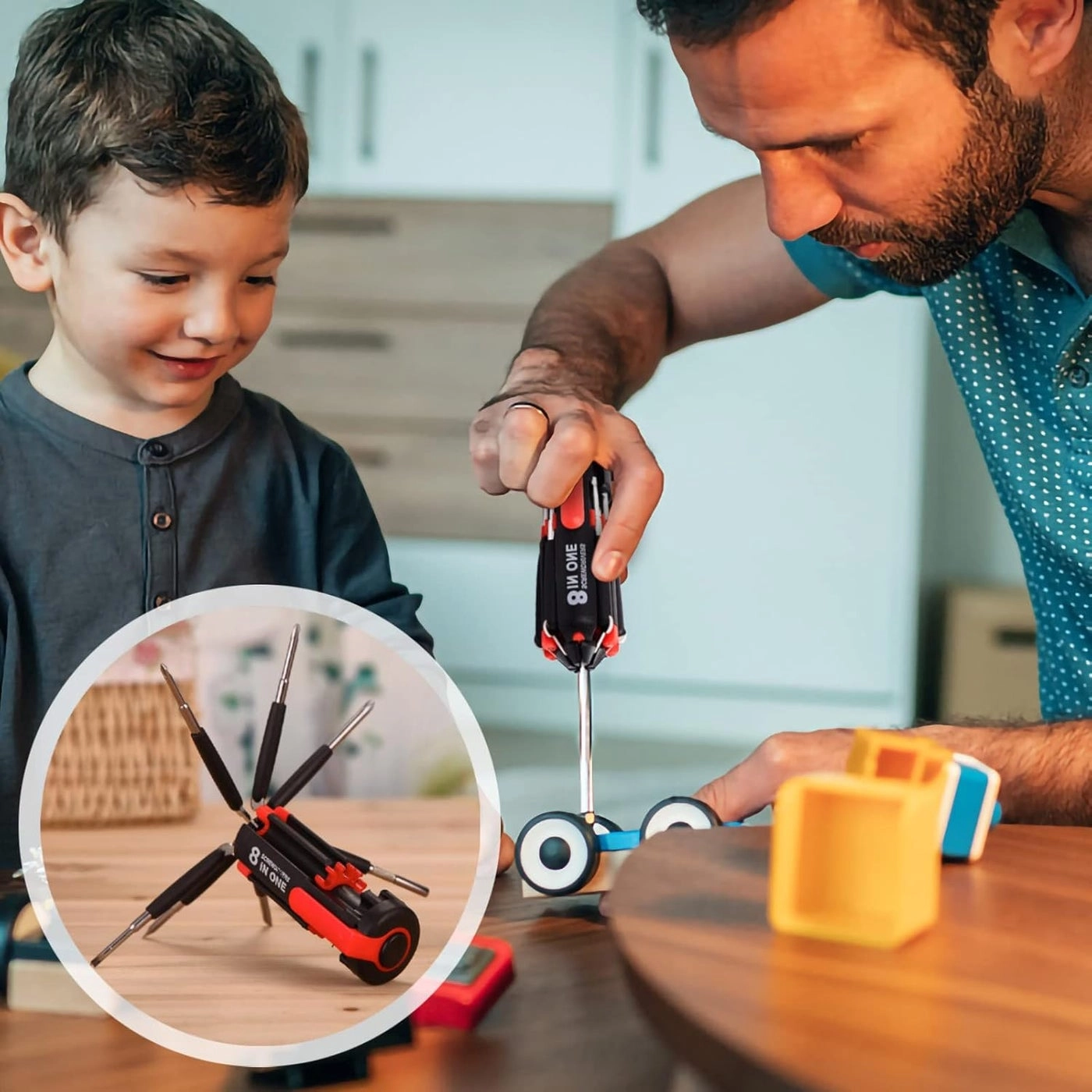 8 in 1 Portable Screwdriver - 8