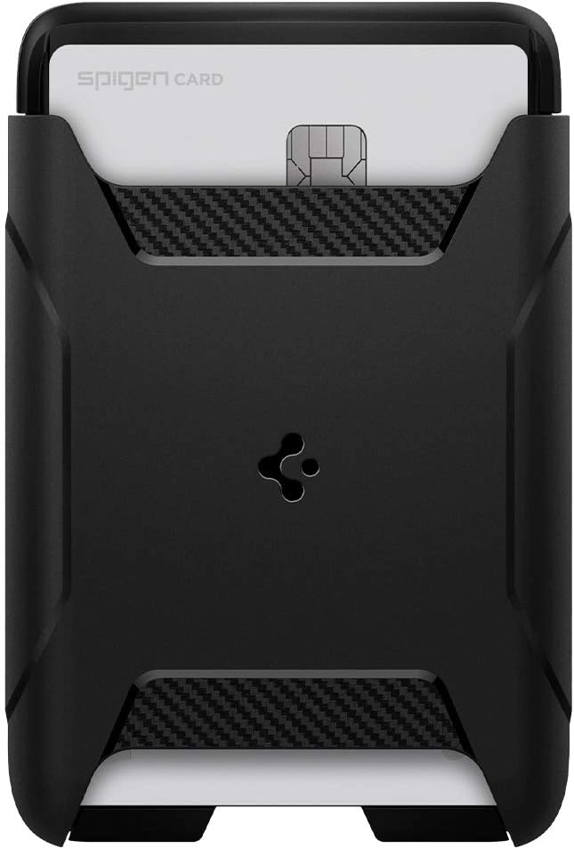 CasePro Rugged Armor Magnetic Wallet Card Holder - 2-Cards MagSafe Compatible