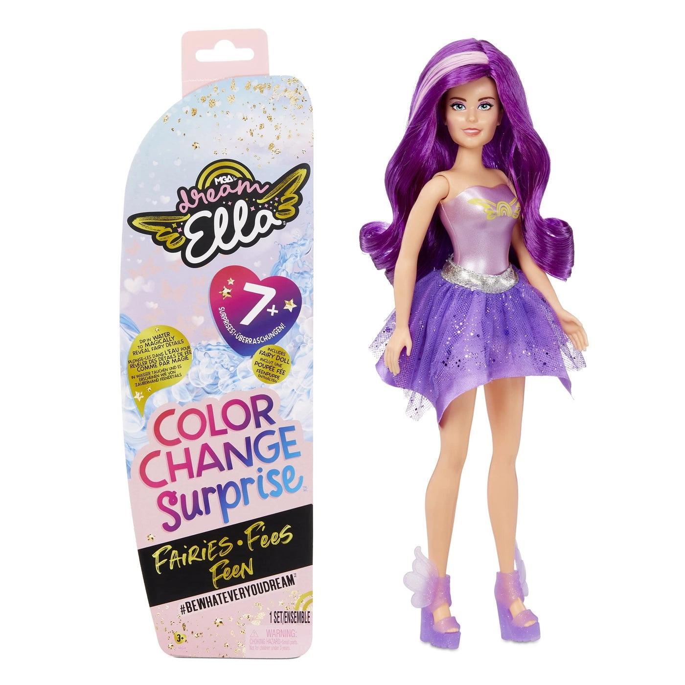 MGA Entertainment Aria Fairy Doll - 11.5 Inches Color Change Ages 3+