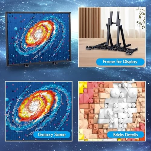 Milky Way Galaxy 3D Wall Art Building Set