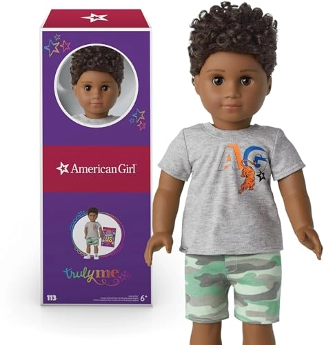 Truly Me Doll - 18-inch Deep Skin Brown Hair Ages 6+