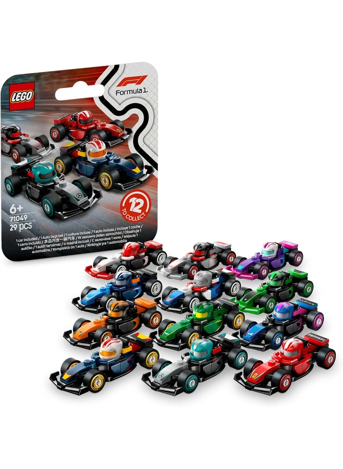 Minifigures F1 Collectible Race Cars (71049) - Formula 1