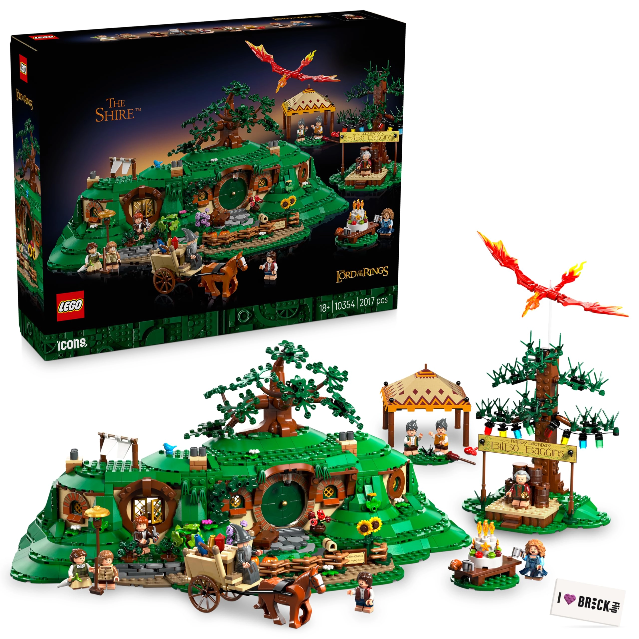 BRICK Flip LEGO Icons The Shire (10354)