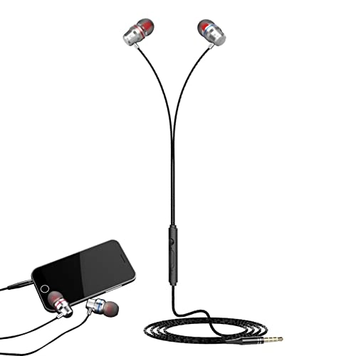 3.5mm Metal In-ear Headphones Wired Earbud