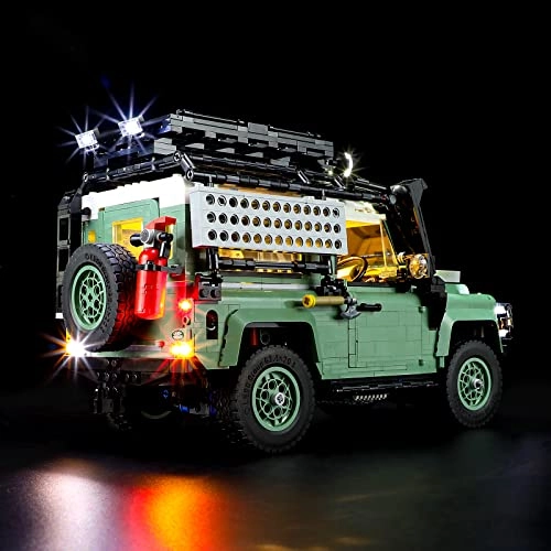Led Lighting Kit - for LEGO-10317 Land Rover Classic Defender 90 Compatible with Lego Icons Building Blocks Model