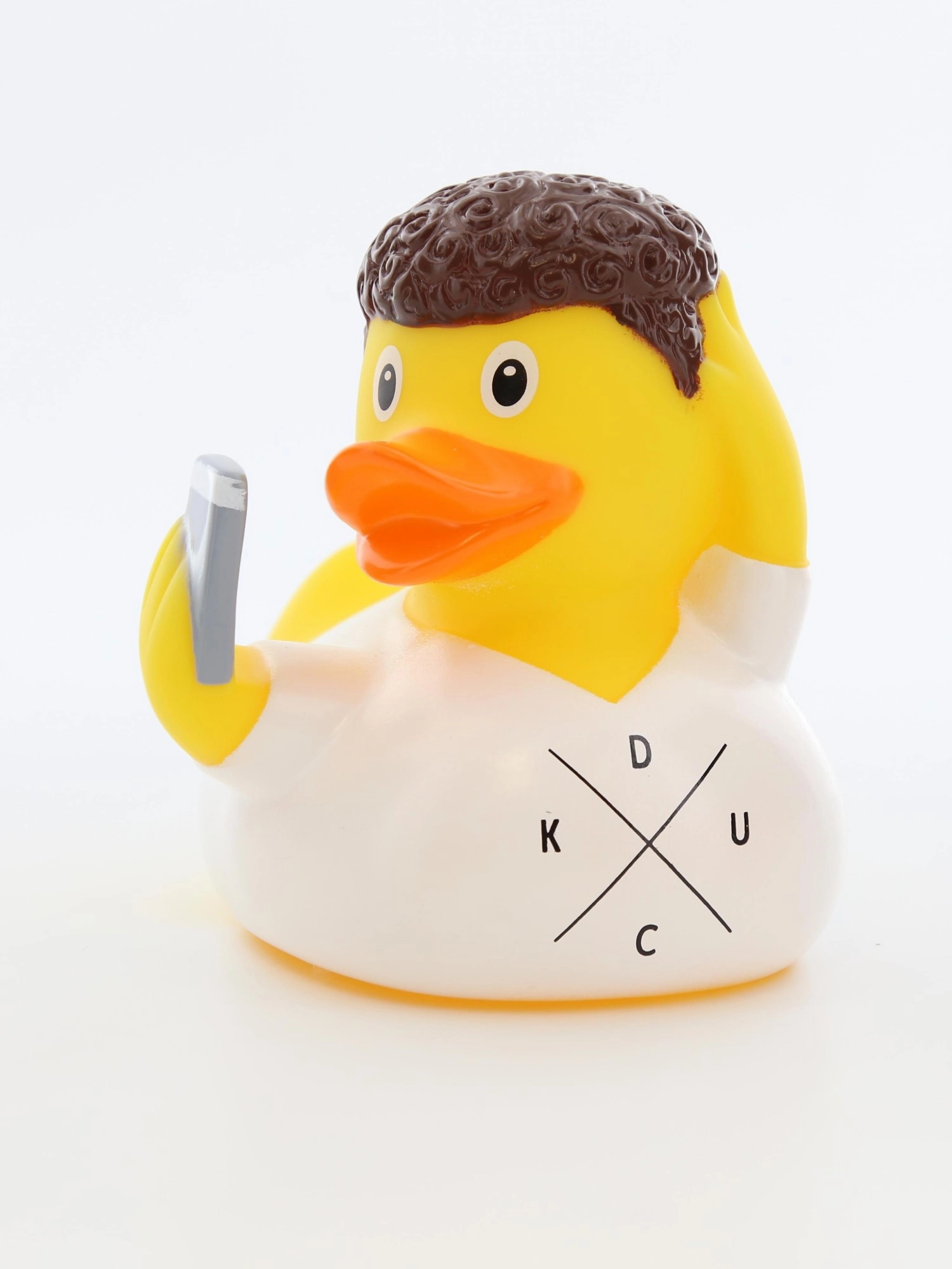 LILALU Selfie Rubber Duck - 8.5 x 8.5 x 7.5 cm Rubber