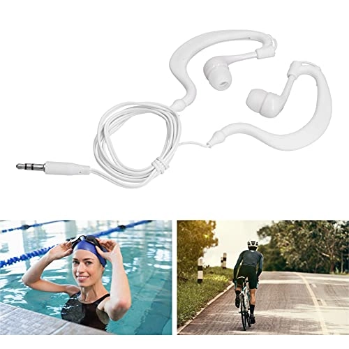 Waterproof Swimming Headphones - 3.5mm Plug Conduction Replaceable Earplugs