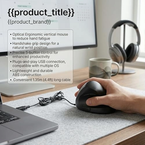 Vertical Mouse - Wired