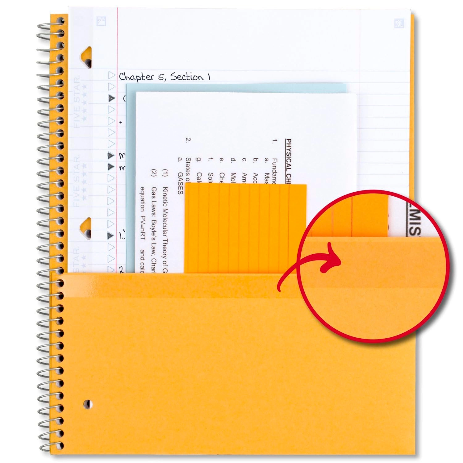 Spiral Notebook 8-1/2" x 11" Spiral - Lined 100 Sheets