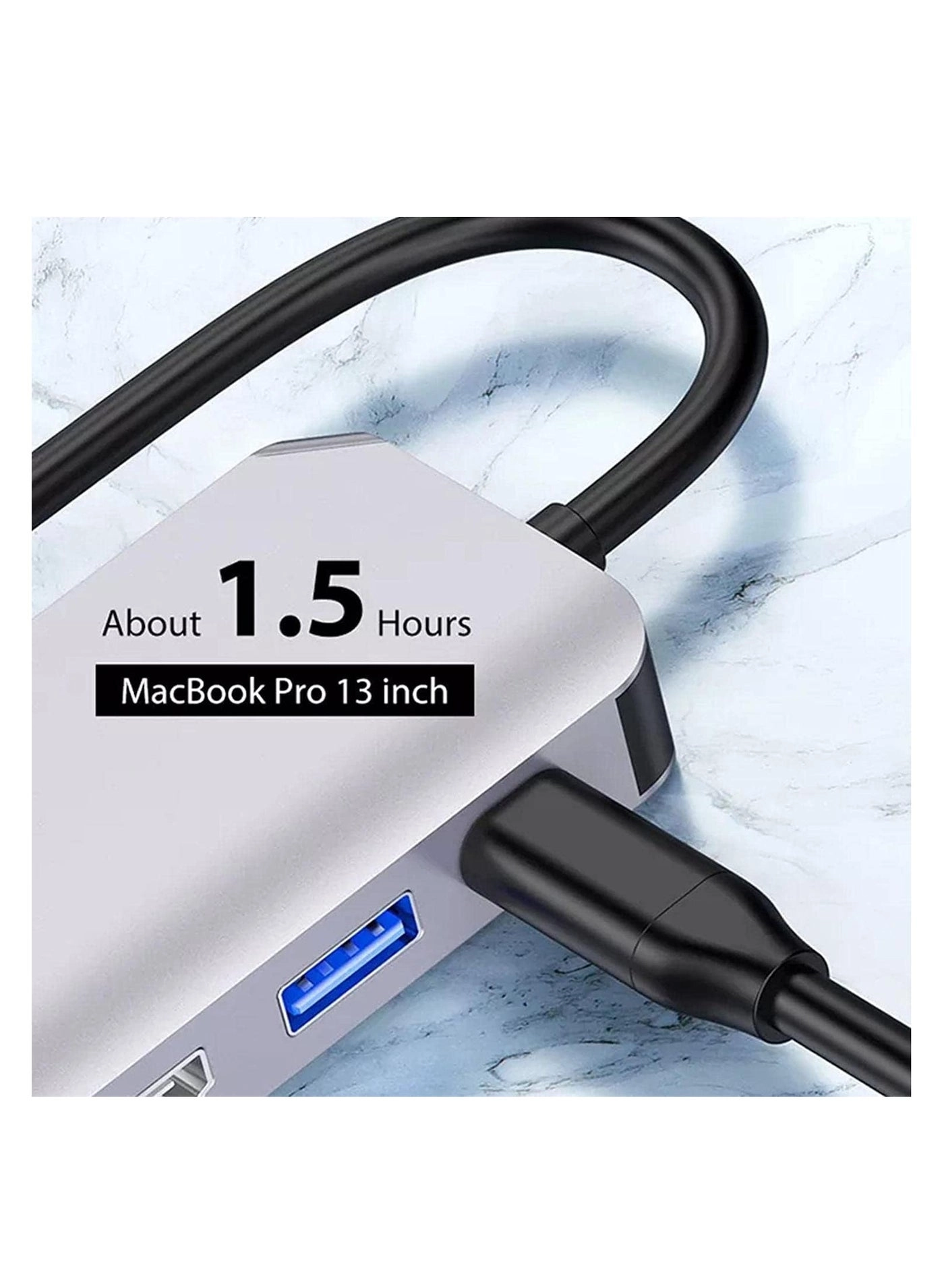 Multiport Adapter - USB Type C MacBook iPad Dell XPS Laptop
