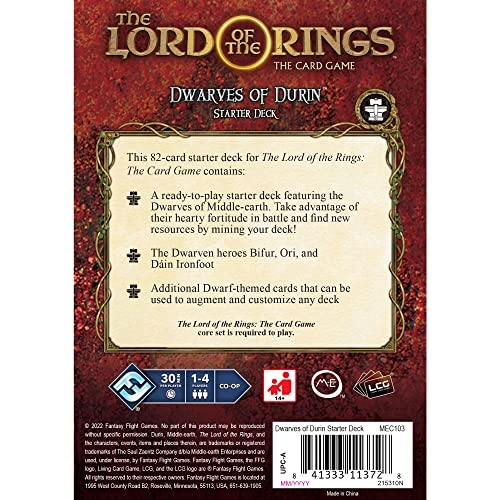 LOTR LCG: Starter Deck - Dwarves of Durin