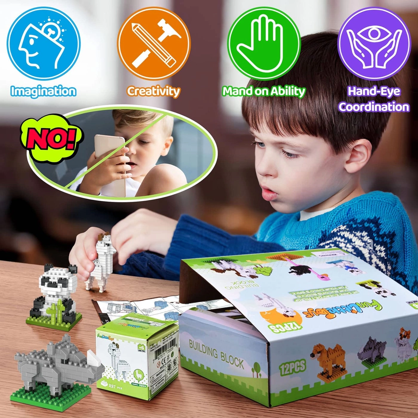 Party Favor for Kids Building Set - 12pcs