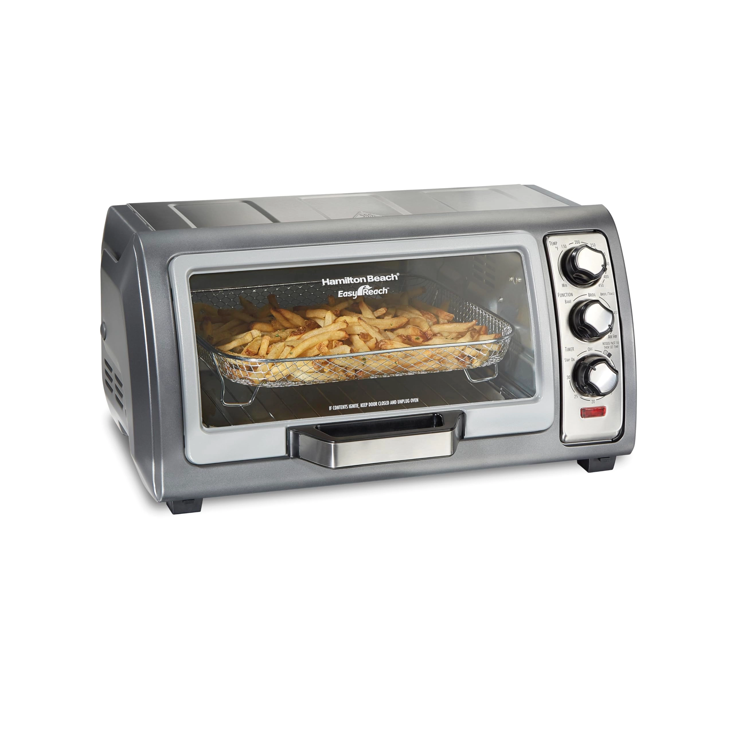 Hamilton Beach Easy Reach Sure-Crisp Air Fryer Toaster Oven