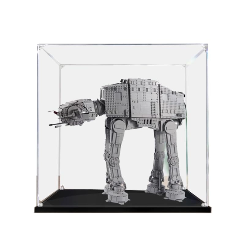 HCAEIOFJ Clear Acrylic Display Case - 75313 AT-AT 29.52x11.81x25.59in