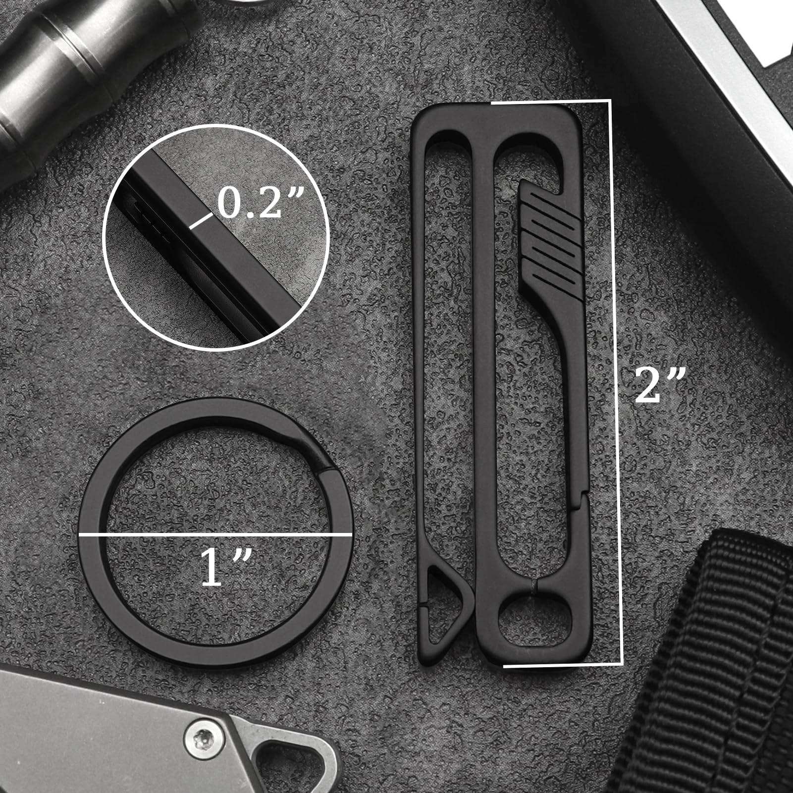 Carabiner Keychain - Space