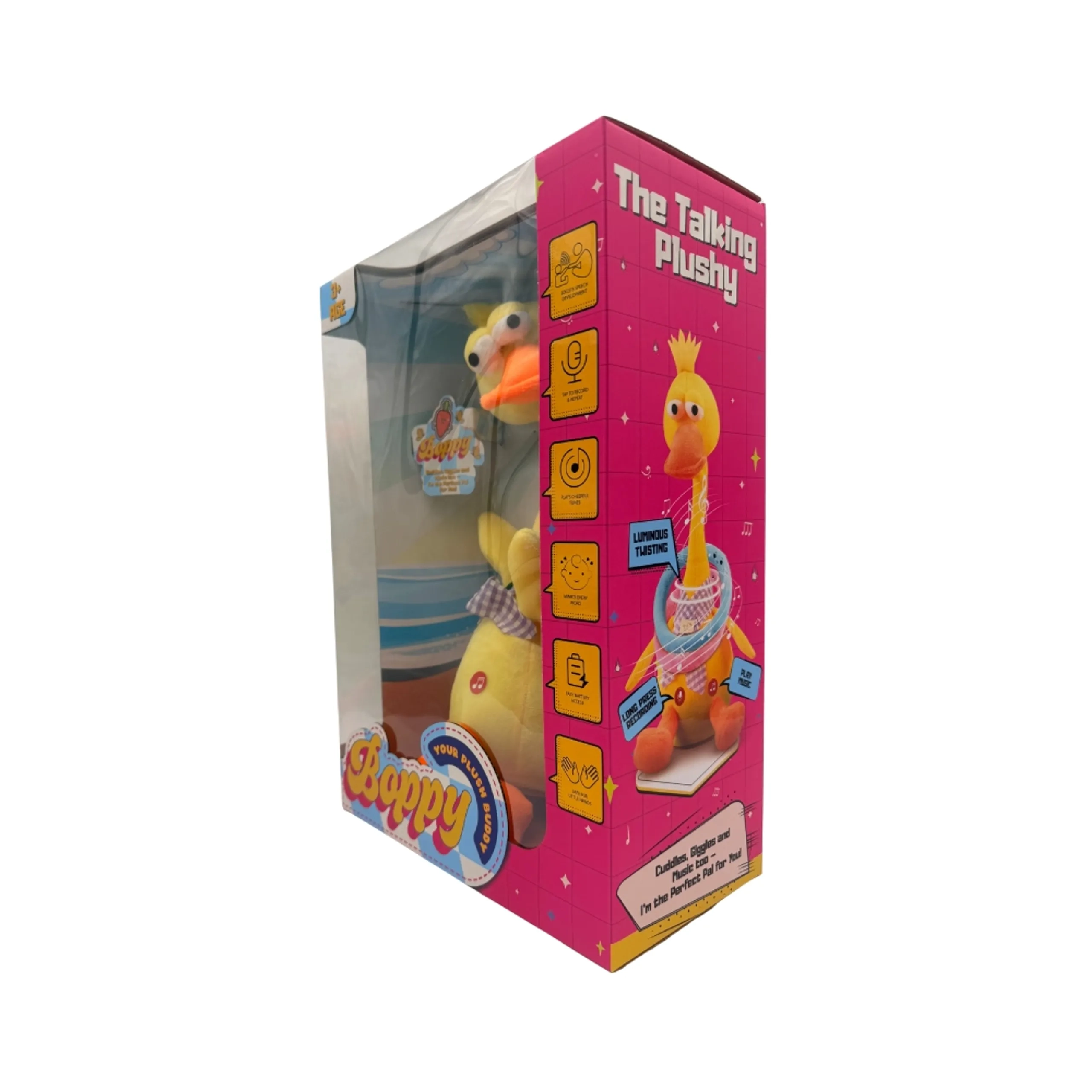 Talking Dancing Duck Plush Toy - Sound effects