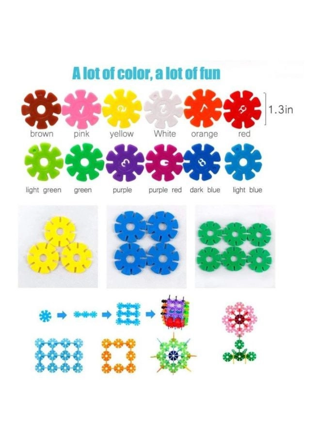 Snowflake Building Block Stems - Flowers 300pcs