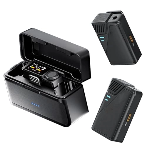 BooMax Wireless Lavalier Microphone - Noise Cancellation 32GB