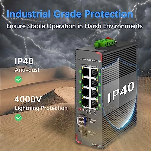 8 Port PoE Gigabit Switch 8-Ports