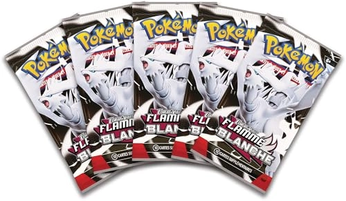 9 Pocket Binder - Reshiram + Scarlet & Violet Booster Pack - White Flame 5pcs