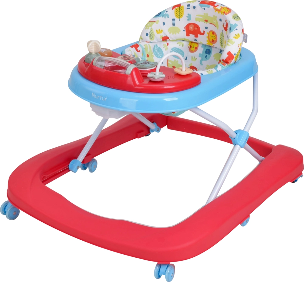 Nurtur 3-In-1 Baby Multi Walker - Music Function Red