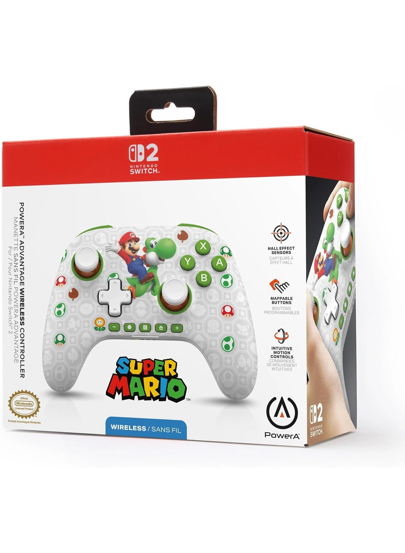 Advantage Wireless Controller - Mario & Yoshi Nintendo Switch 2