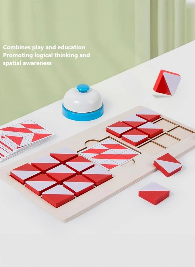 Wooden Speed Pattern Matching Board Game - 3+ Years