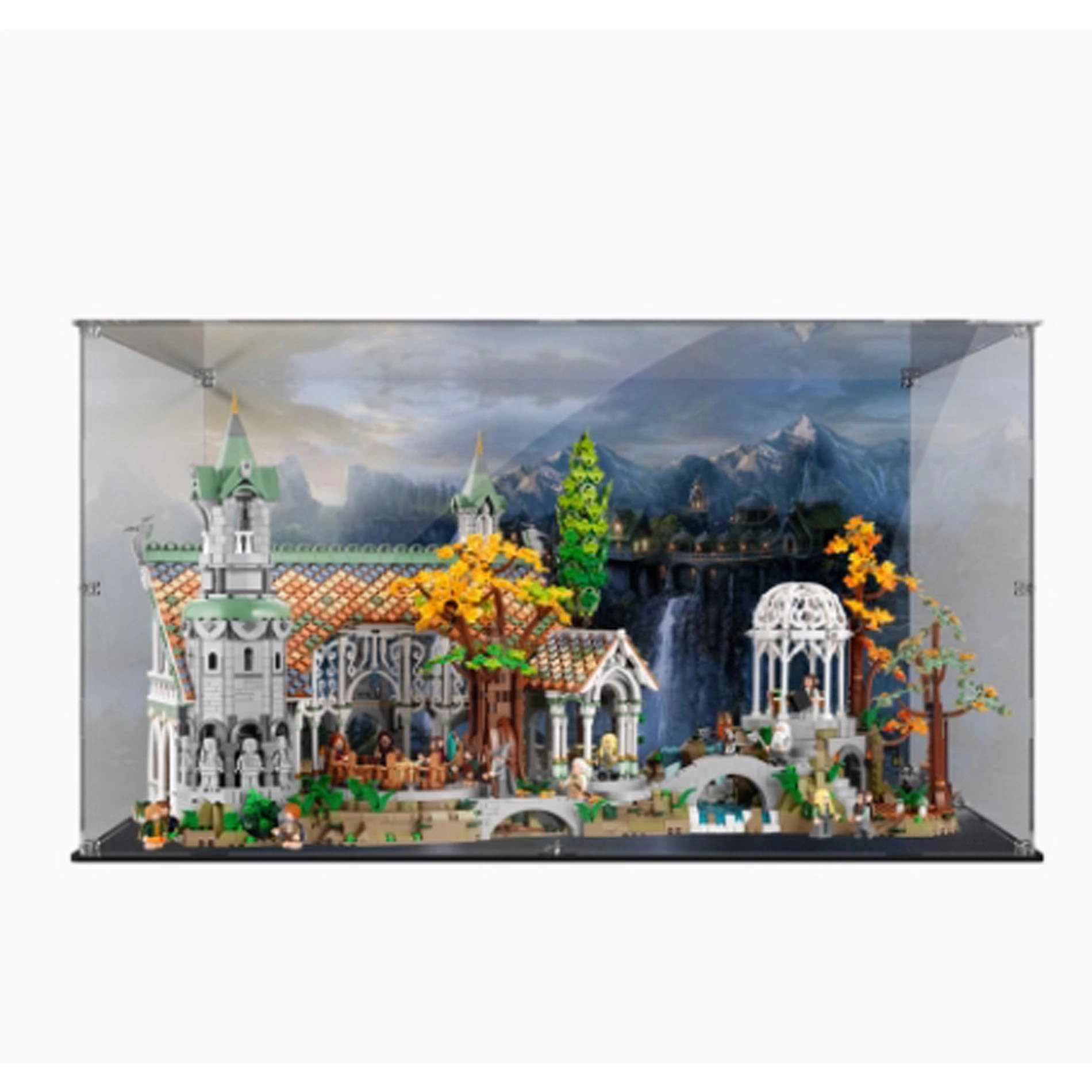 YUANZITIAN Acrylic Display Box - Assembled Dustproof 29.5 x 21.6 x 16.5 inches