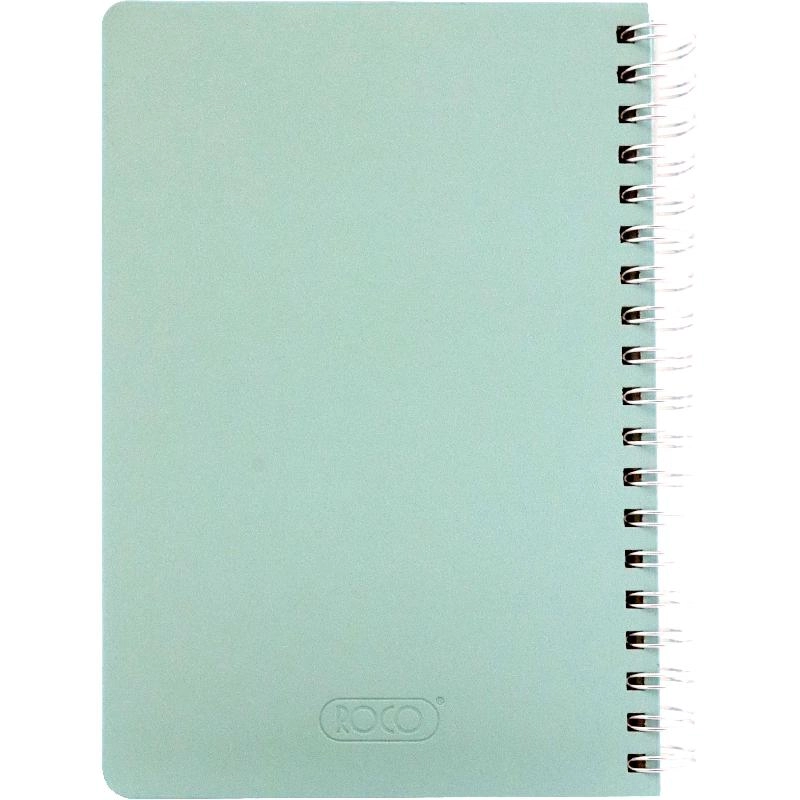 Notebook 19 X 26 cm Spiral - Grid 100 Sheets
