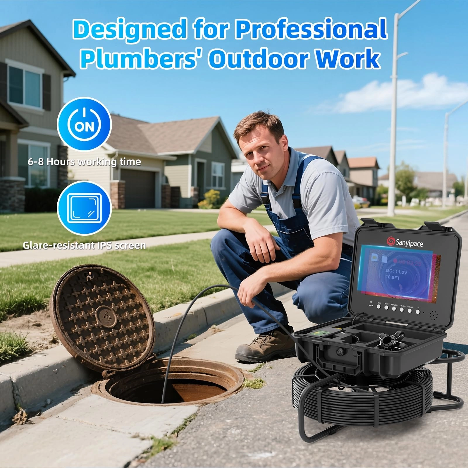 Drain camera - 50M/165FT 5mm