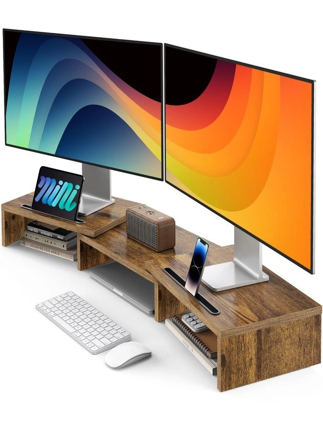 Dual Monitor Stand Riser - 2 monitors