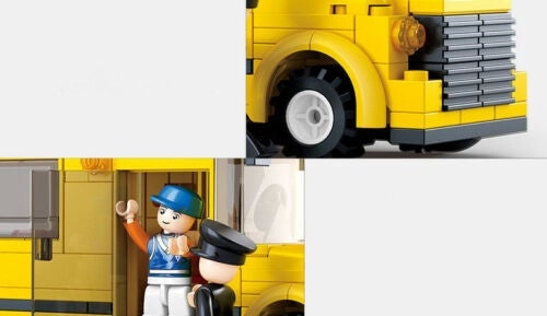 Mini School Bus - Vehicle 219 pcs
