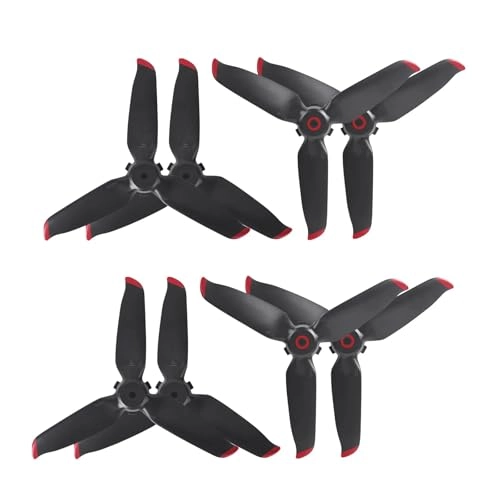 5328S - Replacement Propellers Black Red 8pcs