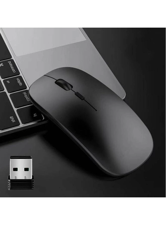 LED Rechargeable Slim Silent Mouse - Wireless