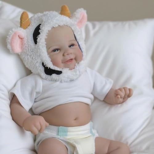 Vivienne Reborn Baby Doll - 19 inch Full body vinyl Ages 3+