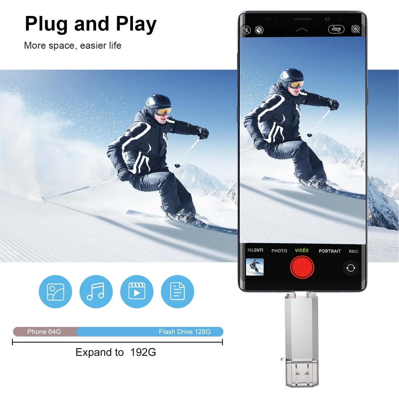 U24 - USB 3.0 Type C 128GB