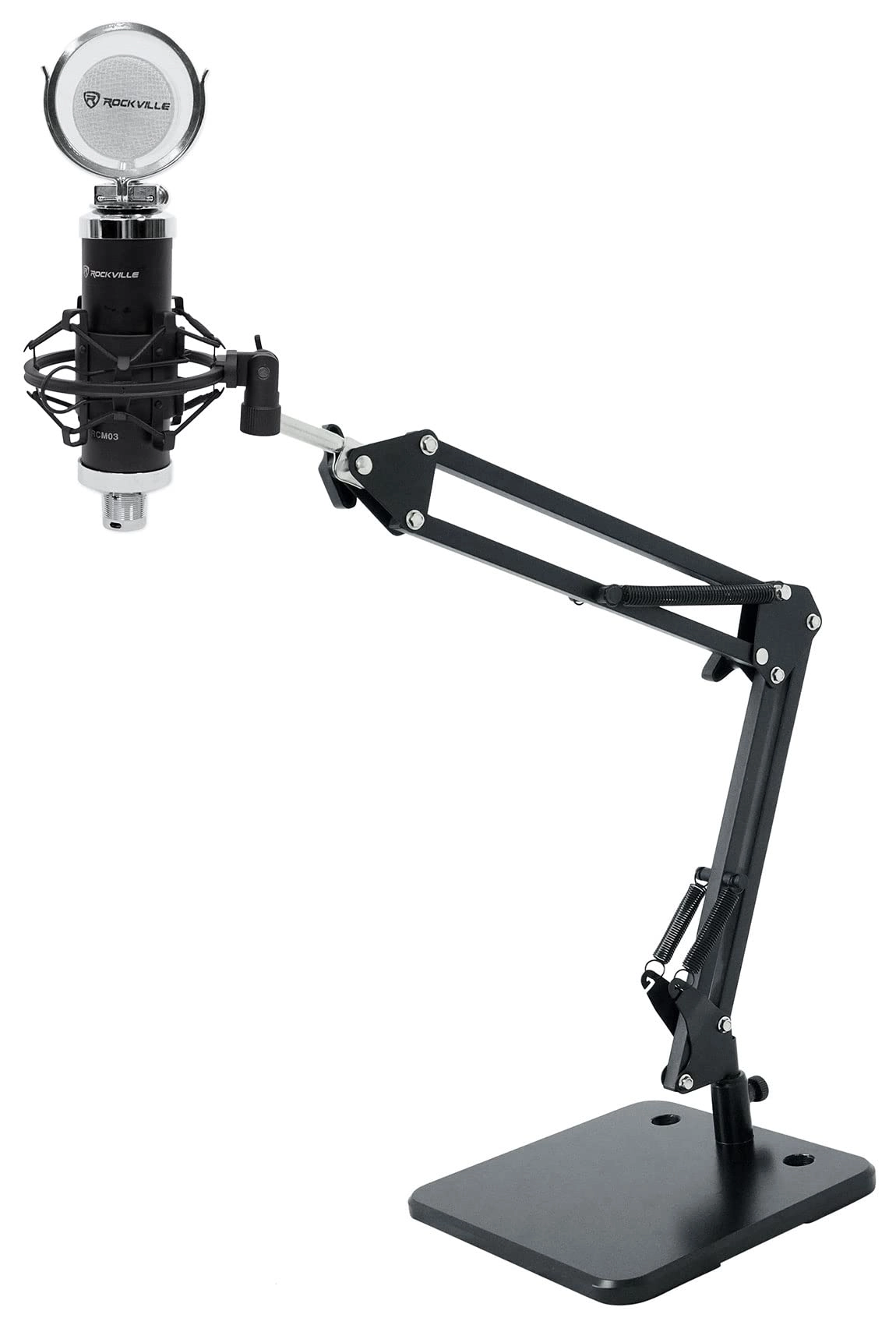 Rockville RCM03 + iSTAND 75 XLR Microphone
