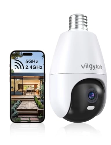 Light Bulb Security Camera 2K