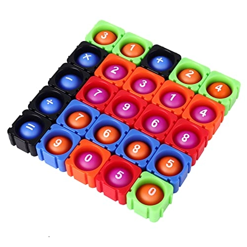 MZA STORES Number Pop Blocks - 25Pcs