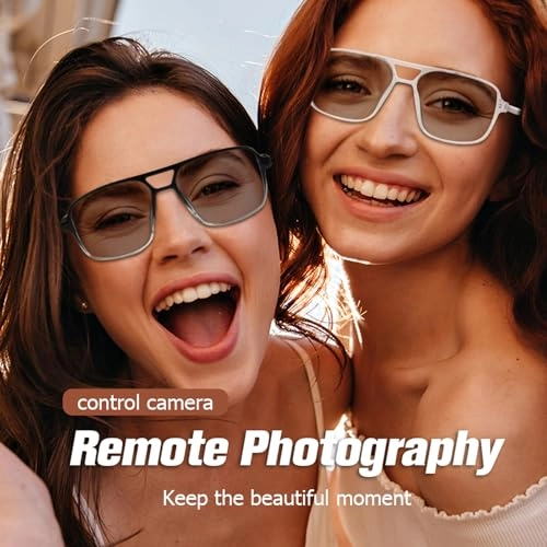 Bluetooth Smart Glasses - Black Gold Photochromic