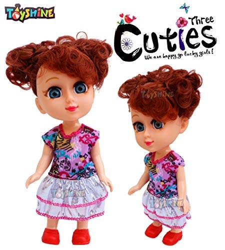 Cuties Doll - Pack of 3 6 Inches Vinyl