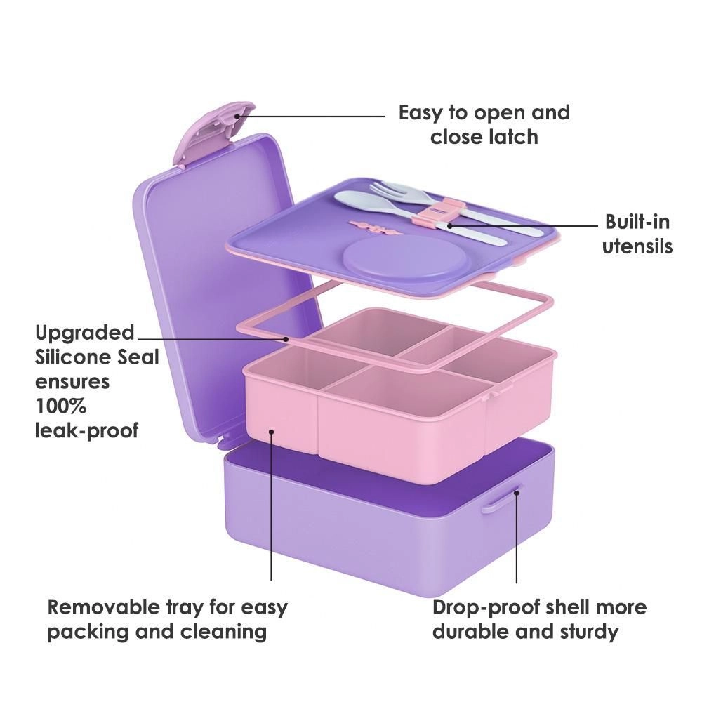 Functional Lunchbox - Purple Unicorn