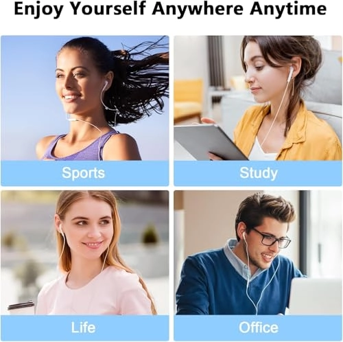 Type C Headphones Wired Earbud